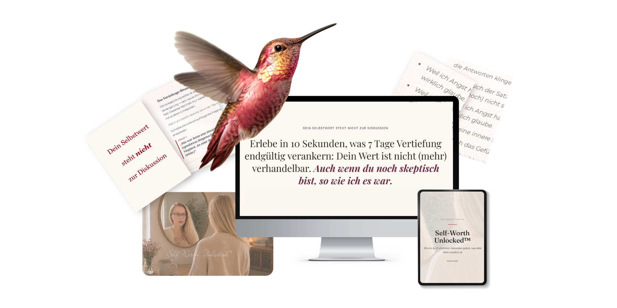 Selbstwertgefühl stärken – Self-Worth Unlocked Honesty Paper als Workbook
